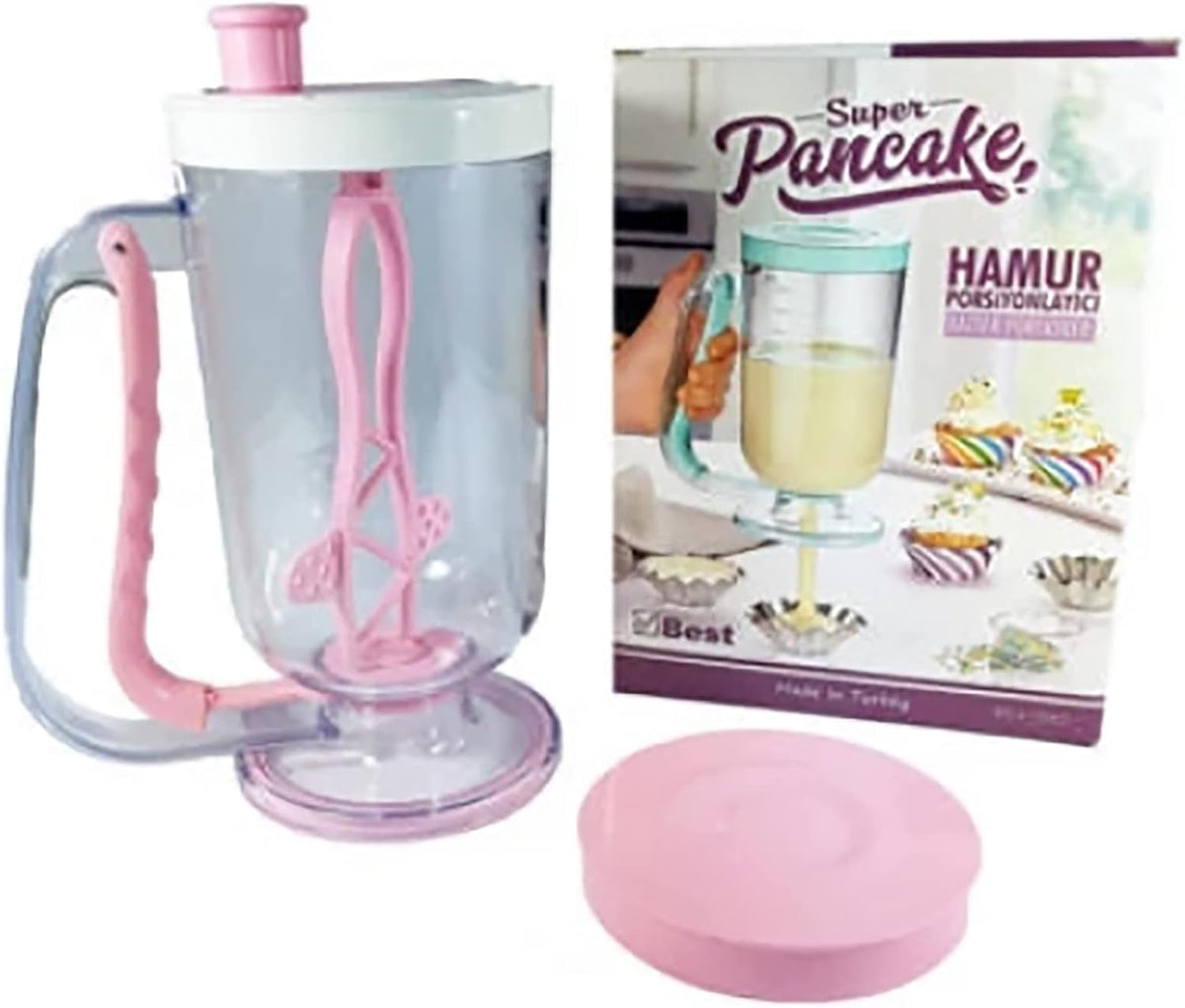 2 in 1 Pancake Batter Blend Mixer and Dispenser with Measuring