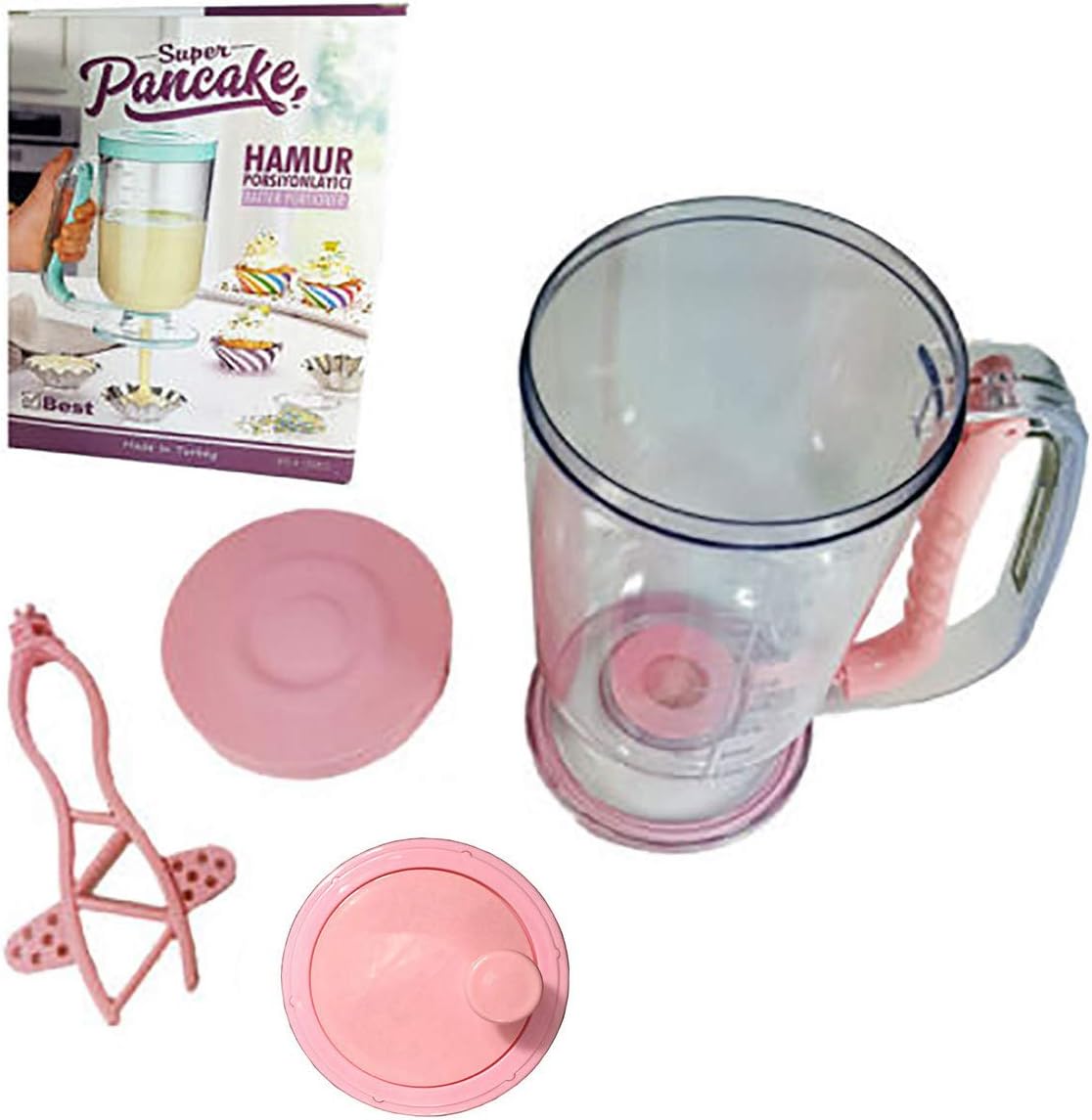 2 in 1 Pancake Batter Blend Mixer and Dispenser with Measuring