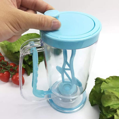 2 in 1 Pancake Batter Blend Mixer and Dispenser with Measuring
