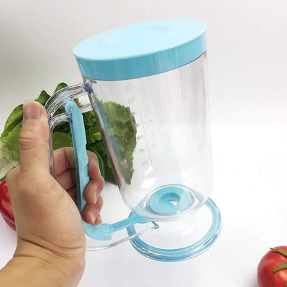 2 in 1 Pancake Batter Blend Mixer and Dispenser with Measuring