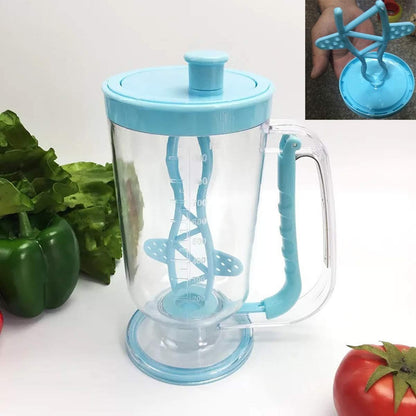 2 in 1 Pancake Batter Blend Mixer and Dispenser with Measuring