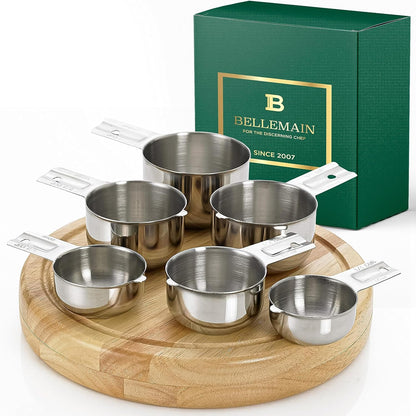 Stainless Steel Measuring Cups Set of 6, Nesting Design
