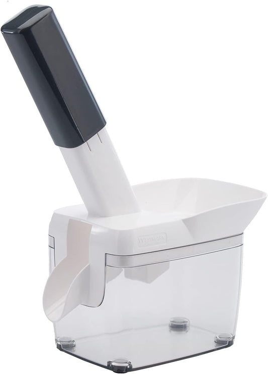 Cherry Stoner Pitter, Stainless Steel plunger Comes with Waste Container, Stones Cherries Ready For Cakes and Preserves