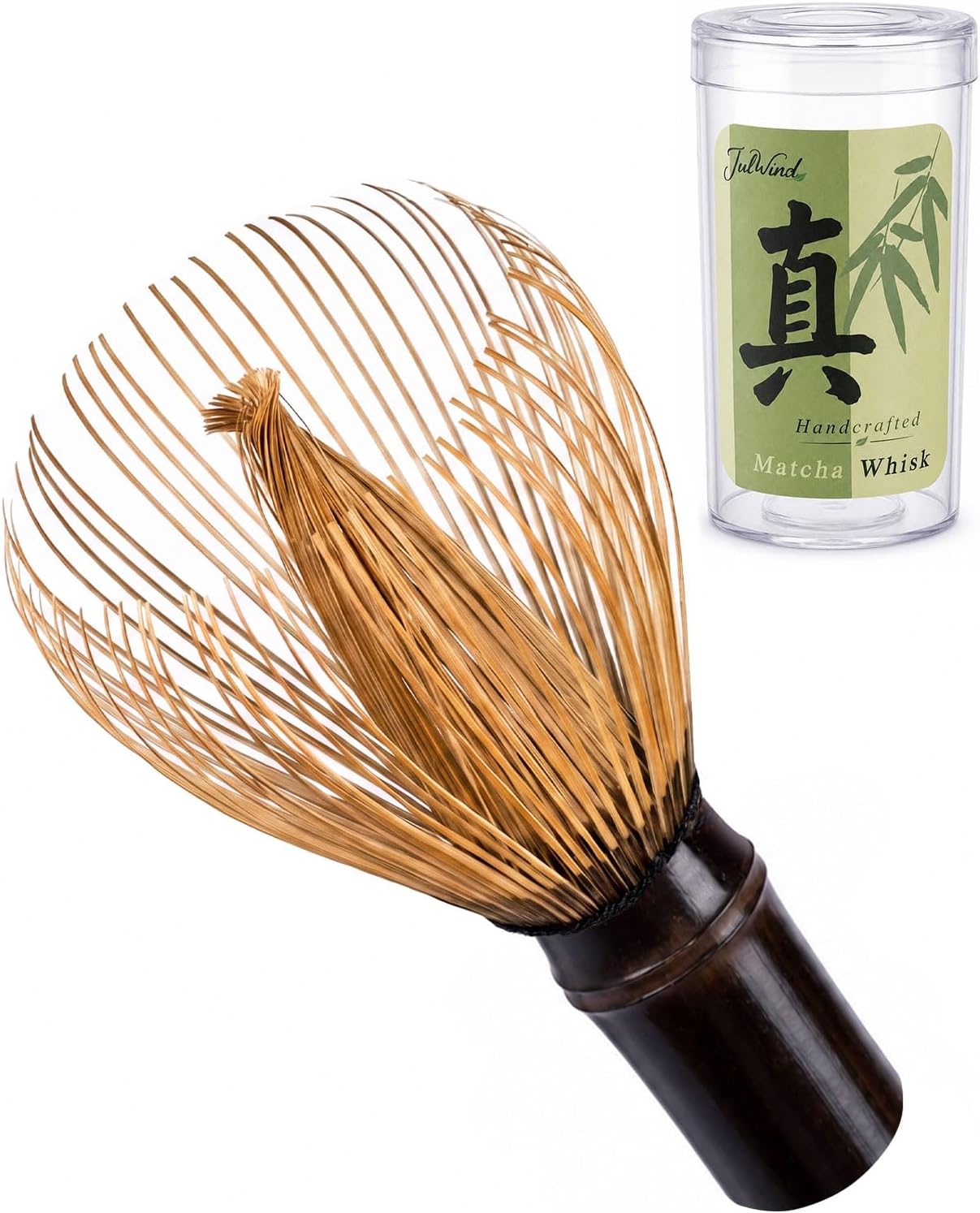 Matcha Whisk Set, Ceramic Matcha Set Includes Matcha Bowl and Matcha Whisk | Holder, Spout, Bamboo Scoop, Sifter and Tea Towel - 6 Pcs Matcha Kit Gift for Matcha Lovers Beginners