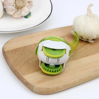 Garlic Chopper Roller – Manual Food Chopper with Stainless Steel Blades, Hand Garlic Mincer Tool & Veggie Cutter – Kitchen Gadget for Chopped Garlic, Onion, Herbs, Nuts, Salad & More