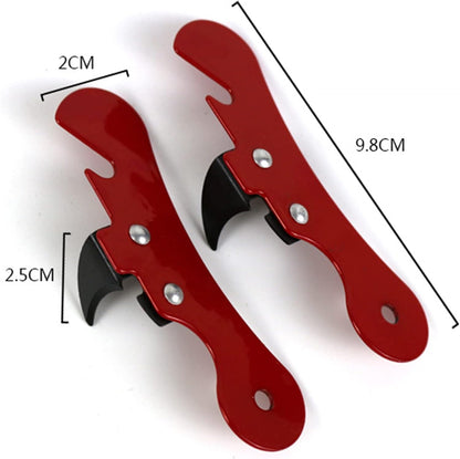 Stainless Steel Manual Can Opener Comfort Good Grip Tin Jar Bottle Cans Opener Tools For Canning/Beer 9.8x2cm Can Opener Manual Metal Kitchen