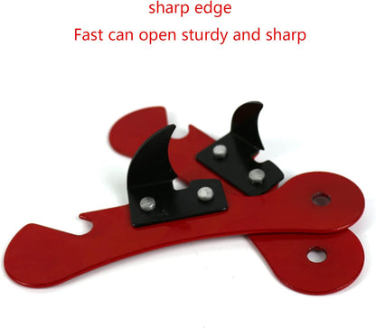 Stainless Steel Manual Can Opener Comfort Good Grip Tin Jar Bottle Cans Opener Tools For Canning/Beer 9.8x2cm Can Opener Manual Metal Kitchen