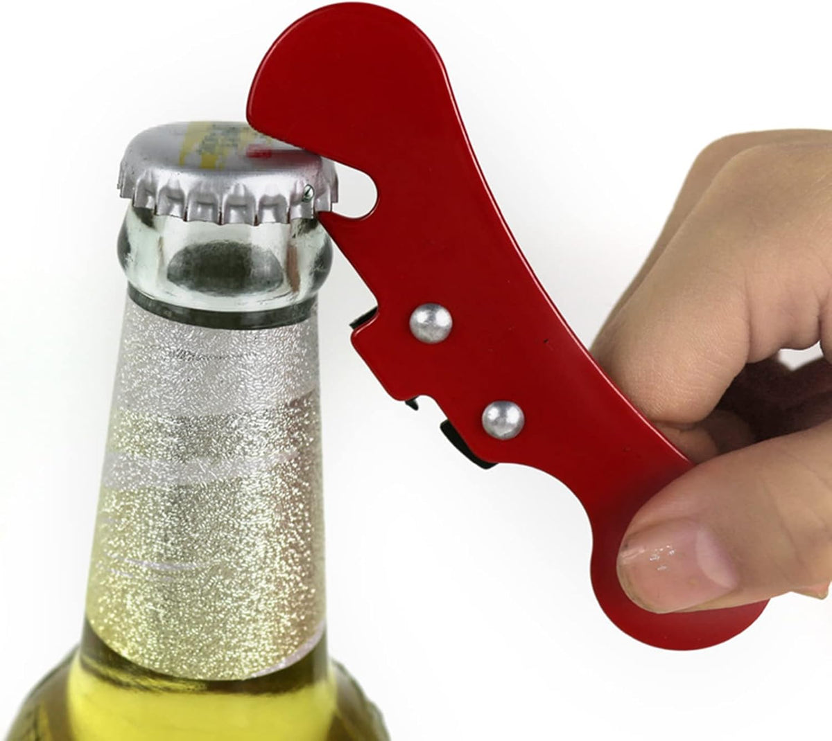 Stainless Steel Manual Can Opener Comfort Good Grip Tin Jar Bottle Cans Opener Tools For Canning/Beer 9.8x2cm Can Opener Manual Metal Kitchen