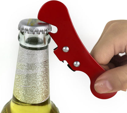 Stainless Steel Manual Can Opener Comfort Good Grip Tin Jar Bottle Cans Opener Tools For Canning/Beer 9.8x2cm Can Opener Manual Metal Kitchen