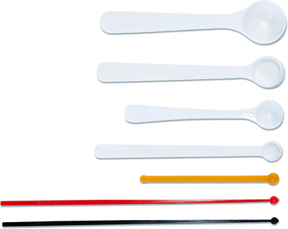 Dosing spoon | milligram measuring spoons set of 7 | exact dosing from 6 mg to 1g | mg measuring spoons for powder