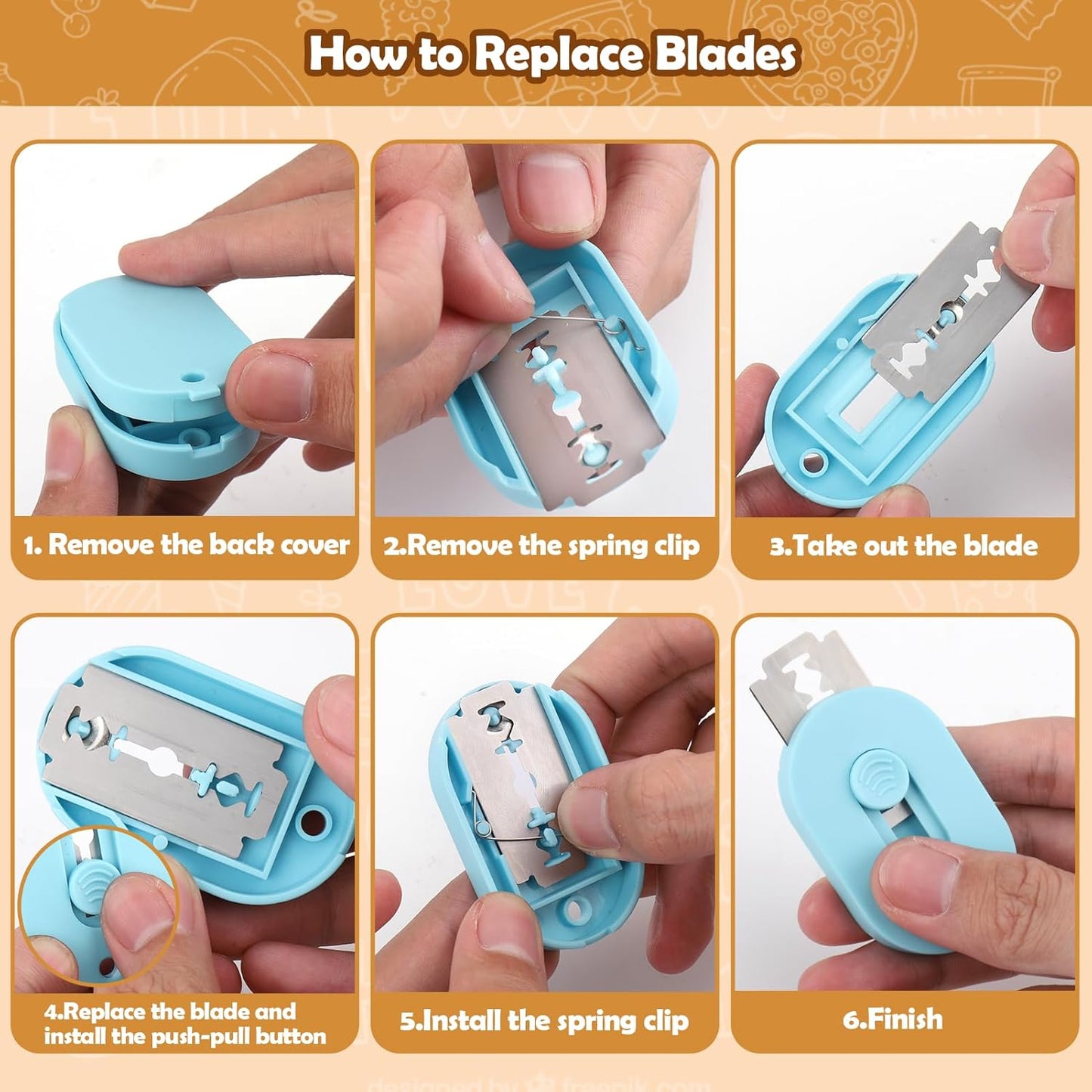 Extractable & Magnetic Bread Lame Dough Scoring Tool,Sourdough Scoring Tools,Bread Dough Cutter Slashing Razor Tool,5 Razor Blades,Bread Baking & Making Tools Supplies Accessories