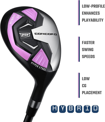 Lady Concord Women's Complete Golf Club Set [15-Piece]