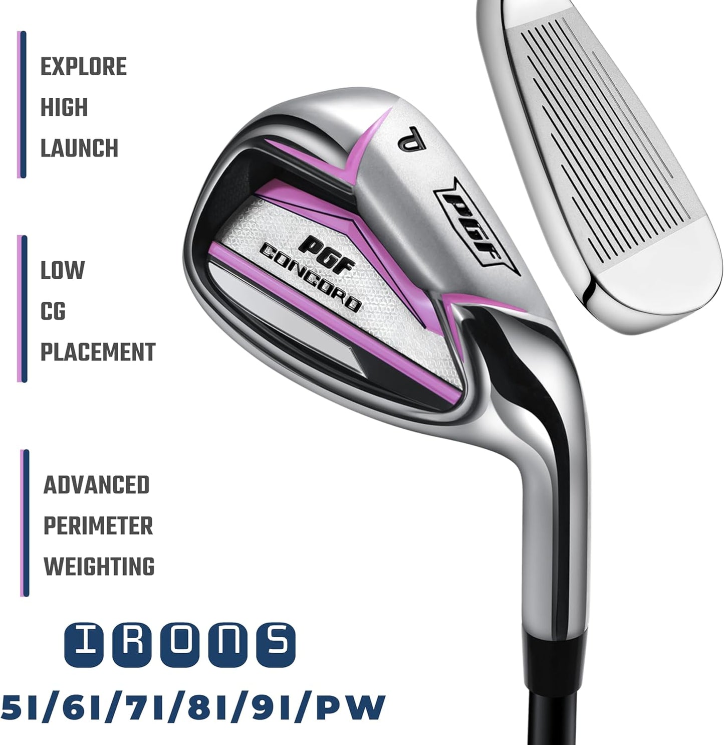 Lady Concord Women's Complete Golf Club Set [15-Piece]
