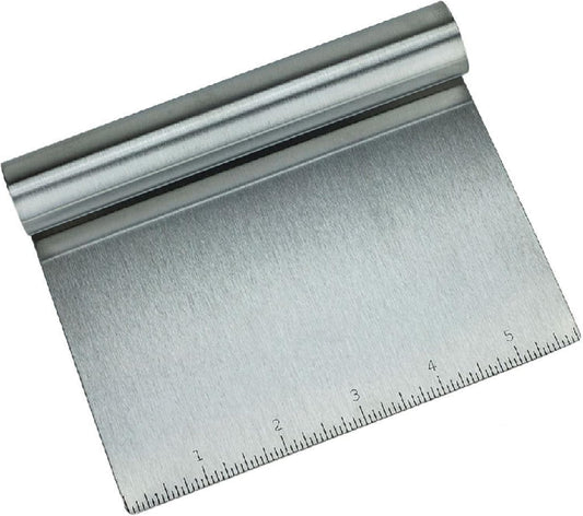 Stainless Steel Food Scraper and Chopper Large Griddle Spatula Kitchen Tool Gadget