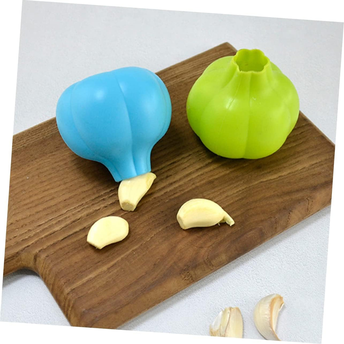2pcs Silicone Garlic Peelers, Portable Garlic Shape Kitchen Tools