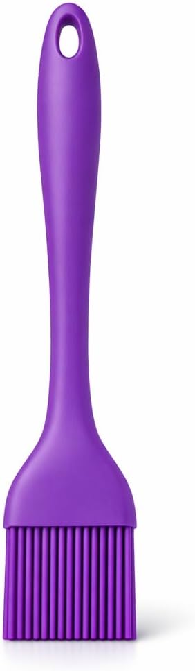 Silicone Basting Brush for BBQ, Cooking & Baking – Heat Resistant Food Grade Silicone Pastry Brush for Grilling, Oil, Butter & Sauce Brush for Kitchen