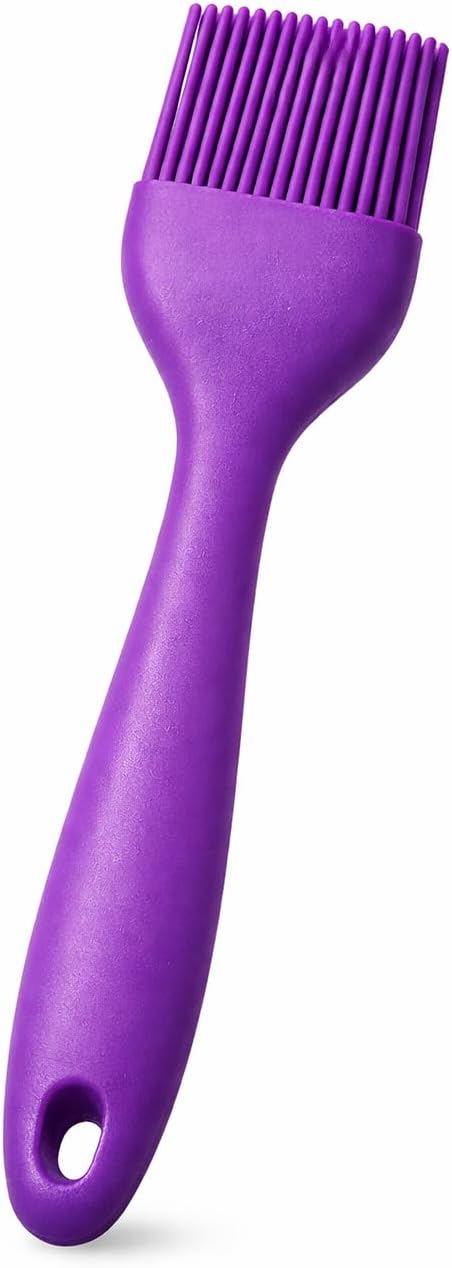 Silicone Basting Brush for BBQ, Cooking & Baking – Heat Resistant Food Grade Silicone Pastry Brush for Grilling, Oil, Butter & Sauce Brush for Kitchen