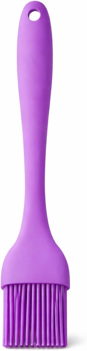 Silicone Basting Brush for BBQ, Cooking & Baking – Heat Resistant Food Grade Silicone Pastry Brush for Grilling, Oil, Butter & Sauce Brush for Kitchen