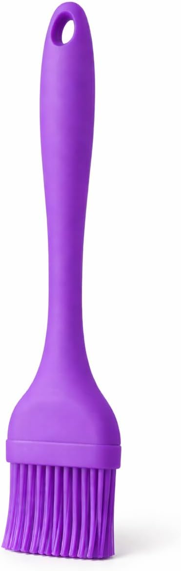 Silicone Basting Brush for BBQ, Cooking & Baking – Heat Resistant Food Grade Silicone Pastry Brush for Grilling, Oil, Butter & Sauce Brush for Kitchen