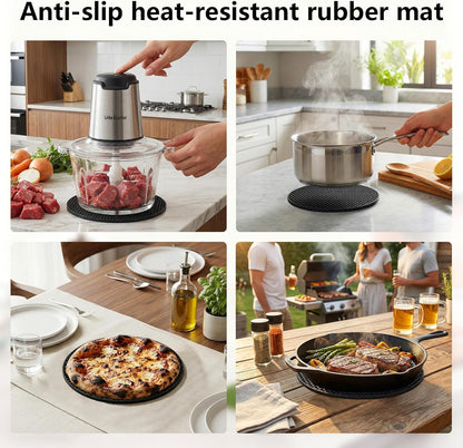 Electric Food Chopper, 350W Food Processor with 8-Cup Bowl