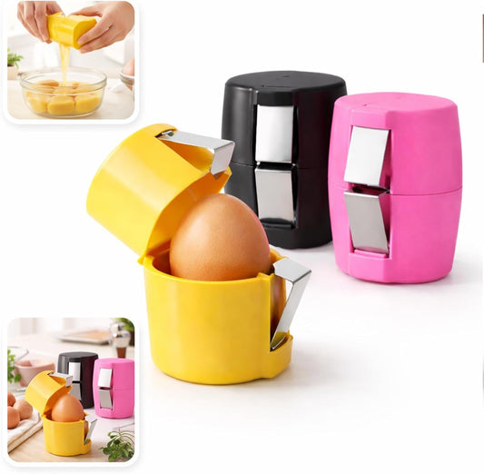 3Pcs Egg Shell Opener, 2026 New Egg Cracker Tool, Hard Boiled Egg Peeler Egg Cube Egg Separator Handheld, Stainless Steel Eggshell Breaker Egg Shell Cutter Kitchen Gadgets