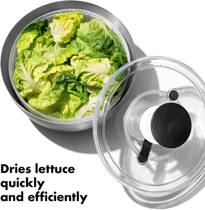 Steel Salad Spinner