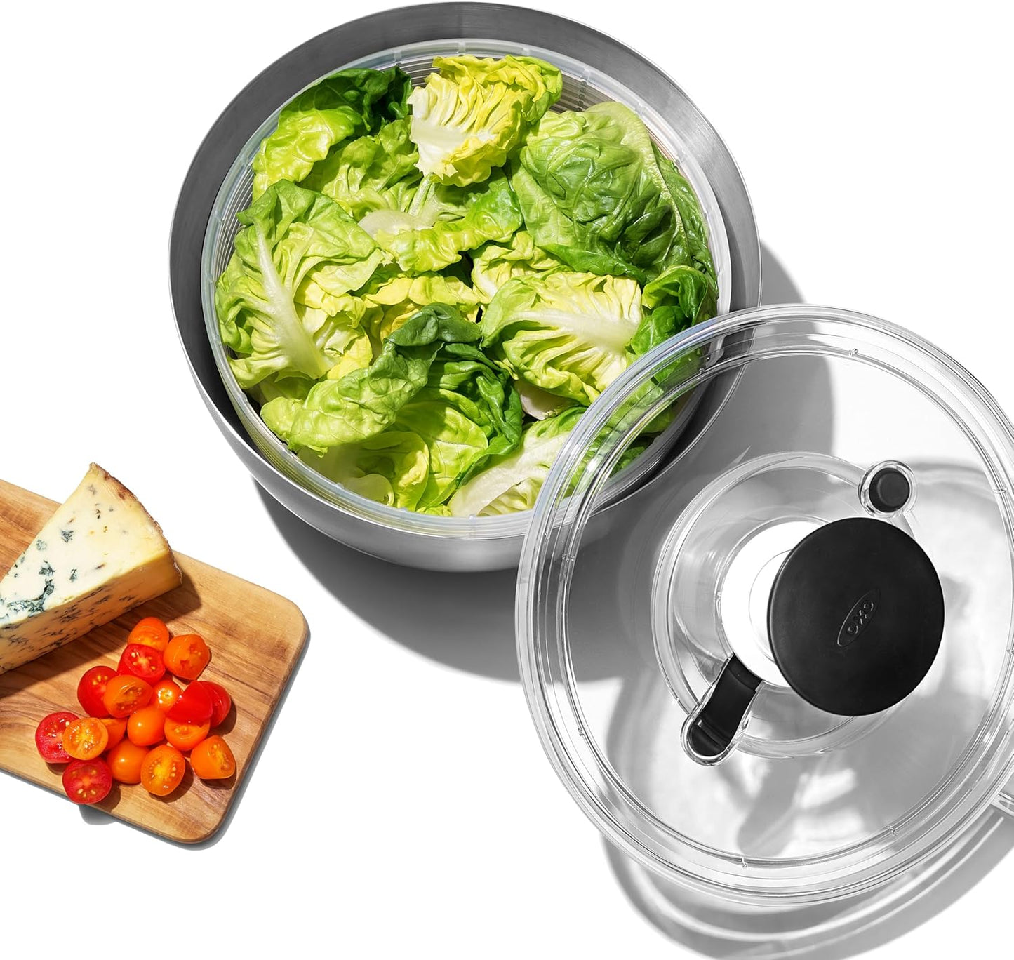 Steel Salad Spinner