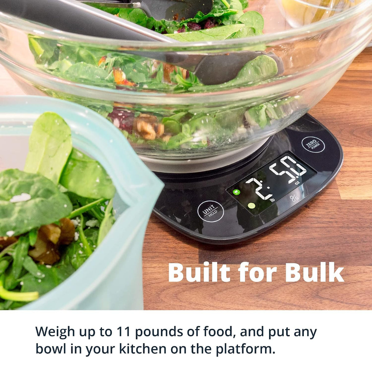 Digital Kitchen Scale for Baking, Sourdough, 11lb Capacity