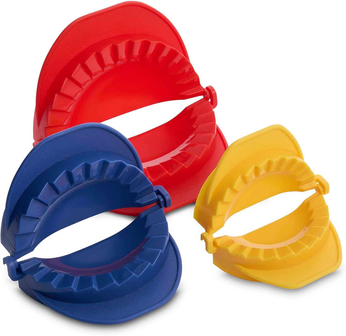 Kitchen Empanada Dough Presses Make Different Sized Empanadas Raviolis Pierogis Turnovers and Dumplings, Set of 3