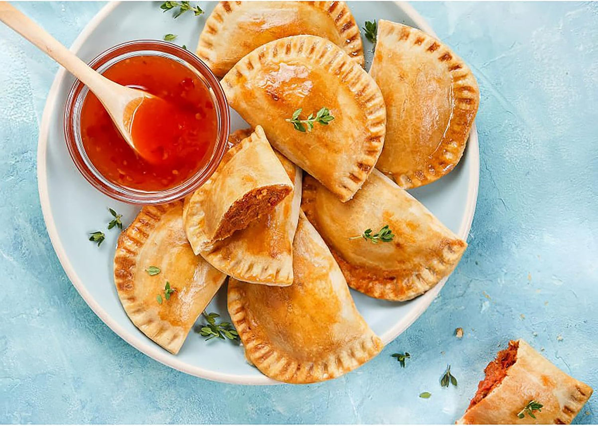 Kitchen Empanada Dough Presses Make Different Sized Empanadas Raviolis Pierogis Turnovers and Dumplings, Set of 3