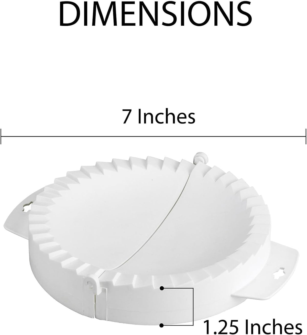 Kitchen Empanada Dough Presses Make Different Sized Empanadas Raviolis Pierogis Turnovers and Dumplings, Set of 3