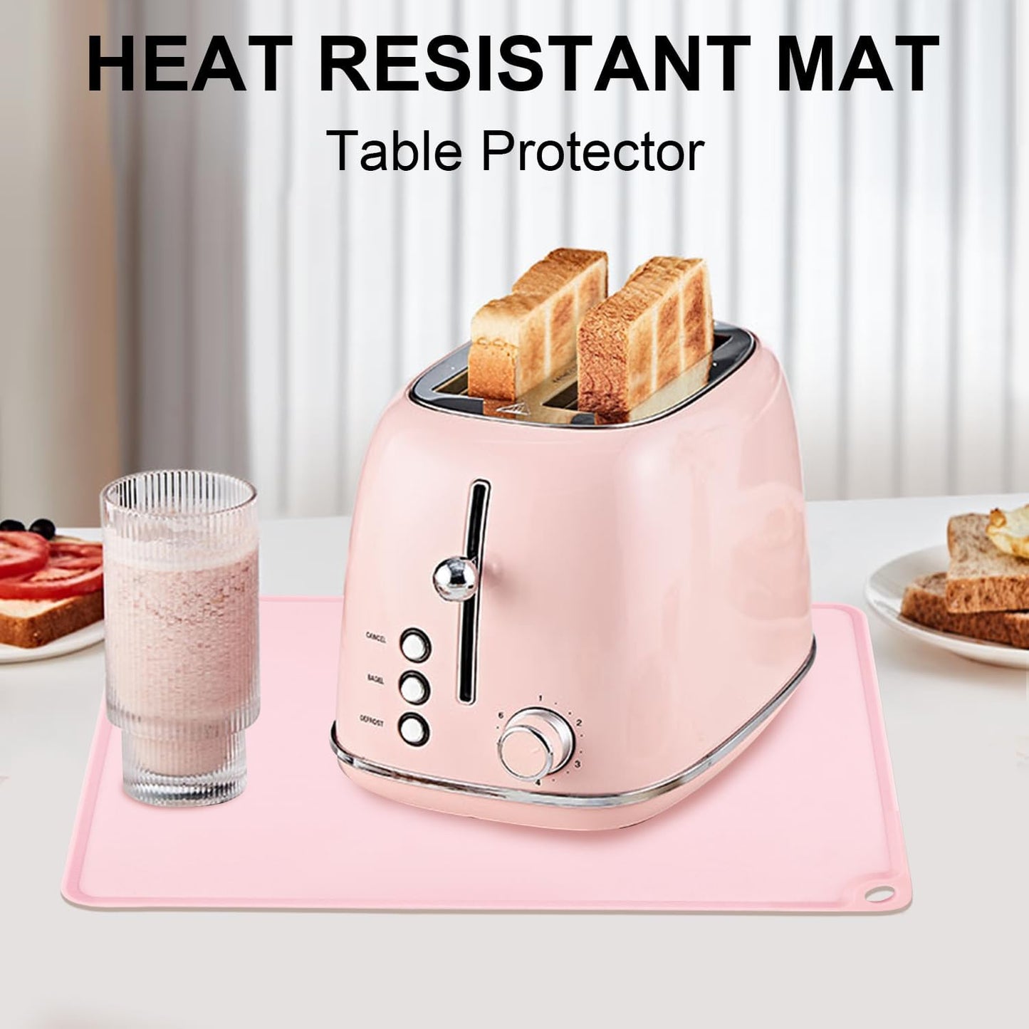 Standard Silicone Mat,Black Baking Mat-Food Grade Kids Dinner Table Placemat Non Slip Counter Mat with Raised Edges Heat Resistant Mat for Air Fryer Nonstick Pastry Dough Mat(1 Pack 23.6'' x 15.7'')