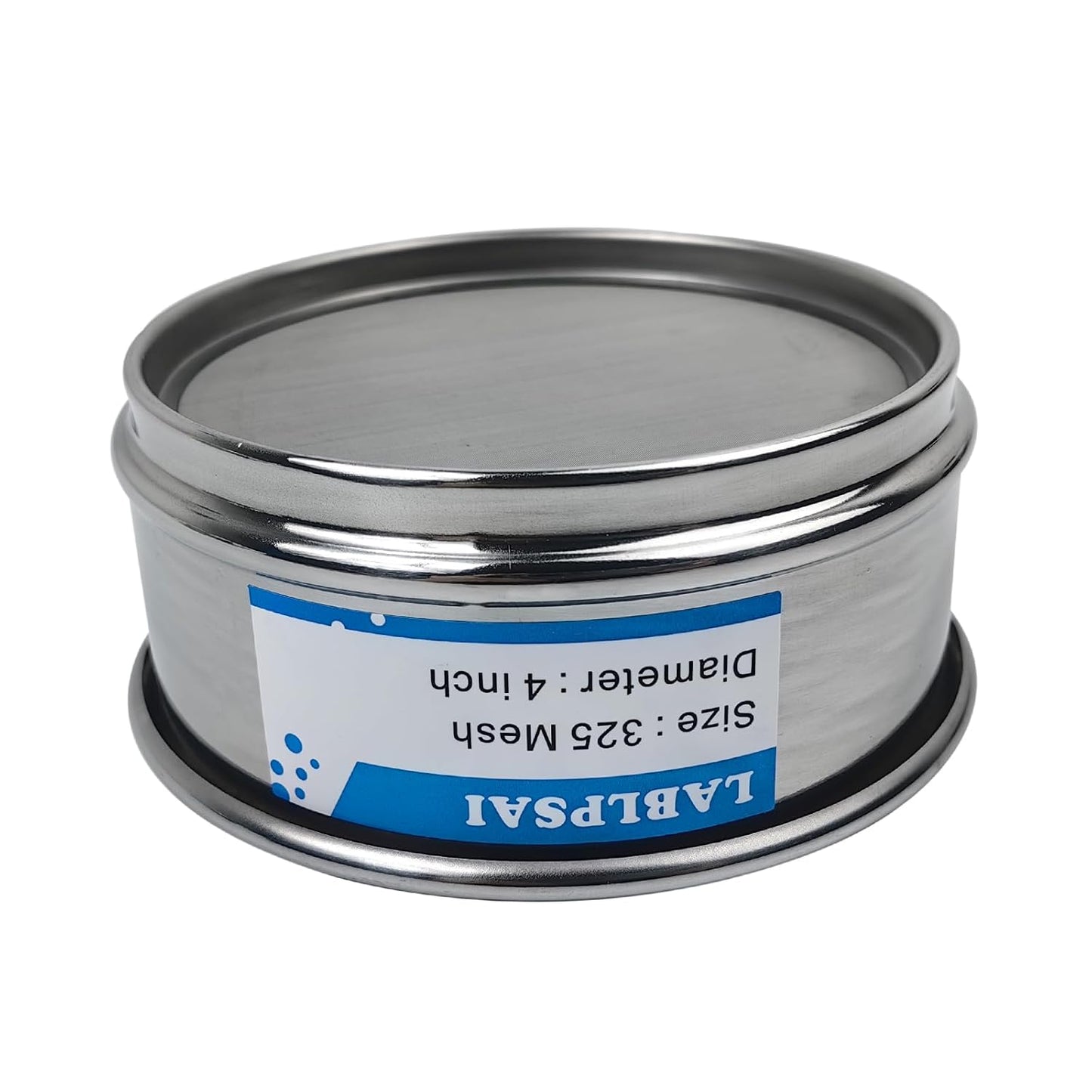 325 Mesh Lab Sieves 4" Diameter 304 Stainless Steel Wire Cloth Test Sieve for Industrial Laboratory Home