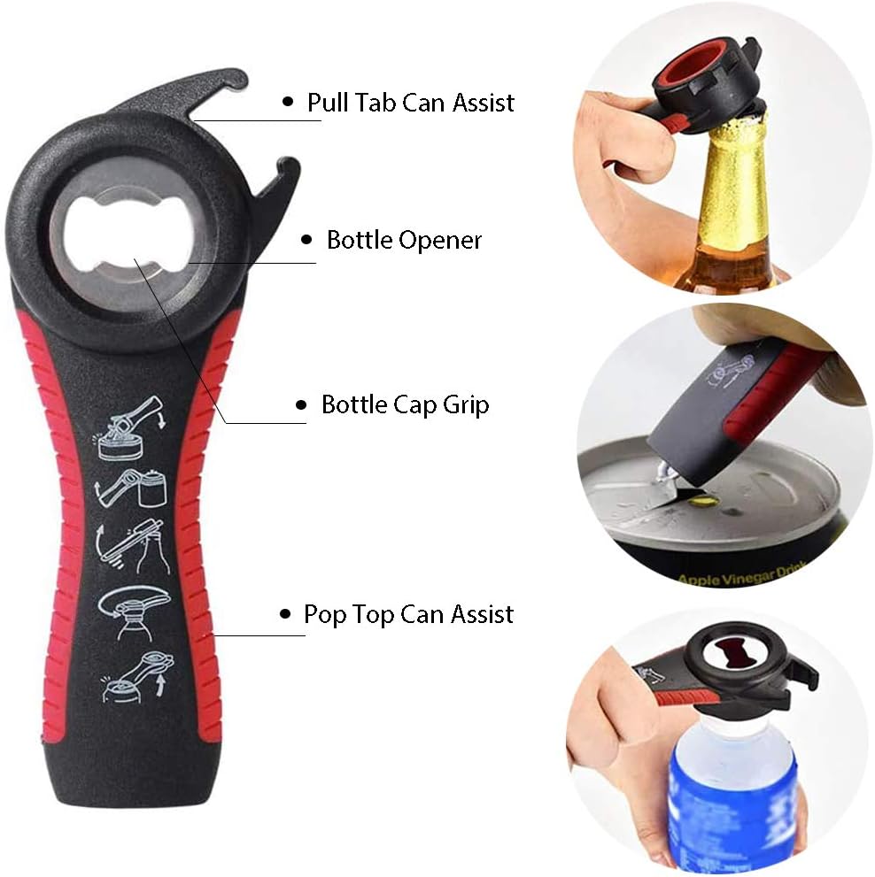 Easy-Twist Jar Opener: Maxracy Effortless Lid Opening for Weak Hands & Arthritis | Versatile Bottle Opener | Jar Openers & Bottle Openers