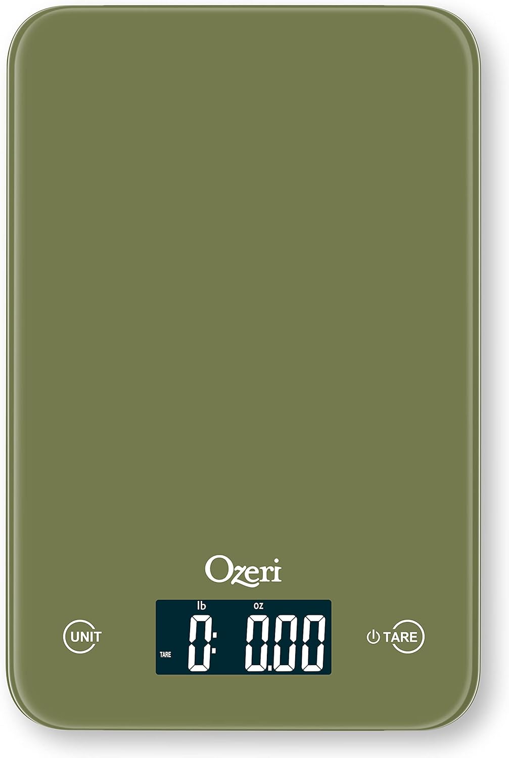 Ozeri Touch Professional Digital Kitchen Scale (12 lbs Edition), Tempered Glass in Elegant Black