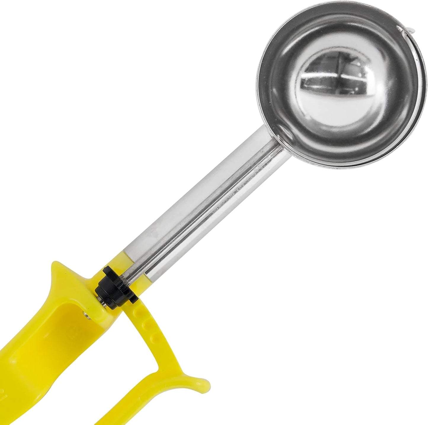 Zeroll Universal Extended Length EZ Disher Food Portion Control Scoop Designed for Right or Left Hand Use Dishwasher Safe, 1 3/4-Inch, Black