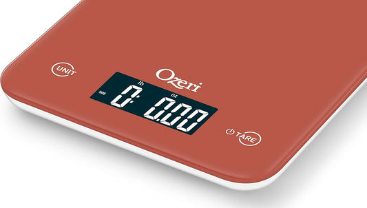 Ozeri Touch Professional Digital Kitchen Scale (12 lbs Edition), Tempered Glass in Elegant Black