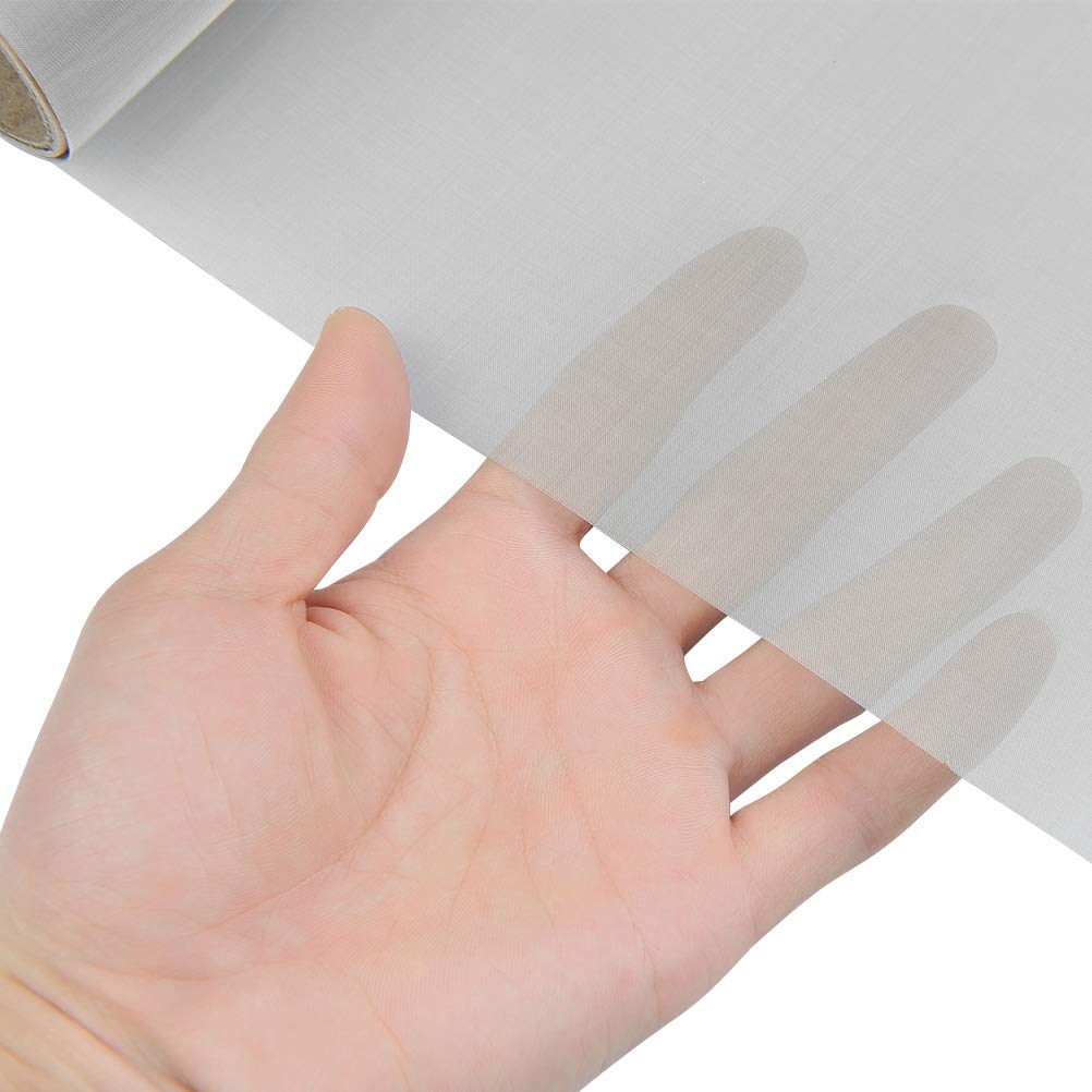 TIMESETL 304 Stainless Steel Woven Wire 80 Mesh - 12"X 40" Filter Screen Sheet Filtration Cloth