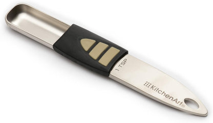 KitchenArt Pro Adjust-A-Tablespoon, Satin,Multicolored