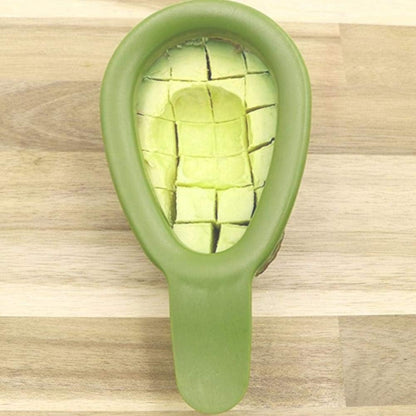 Fdit Stainless Steel Avocado Cuber and Dicer Tool Avocado Chunks Slicer for Avocados One Size Dicing Fruit Salad Kitchen Gadget Tool