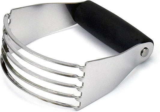 Dough Blender Heavy Duty Pastry Cutter Stainless Steel Butter Cutter Professional Baking Tool For Mixing Flour Butter (Black)