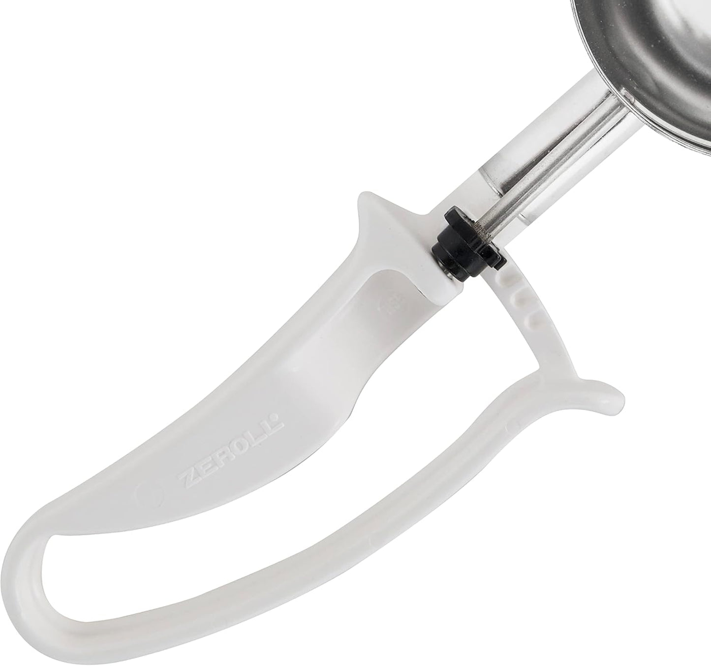 Zeroll 2024 Universal Standard Length EZ Disher Food Portion Control Scoop Designed for Right or Left Hand Use Dishwasher Safe NSF Approved, 2-Inch, Red