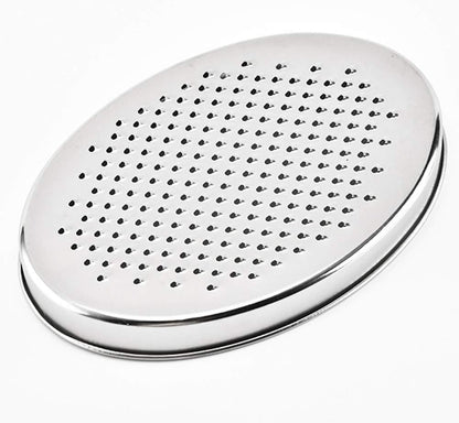 Stainless Steel Cheese Grater with Airtight Food Storage Container & Lid - Multi-Purpose Kitchen Tool for Grating Cheese, Vegetables, Ginger, and Citrus Fruits - Ideal for Home & Picnic Use