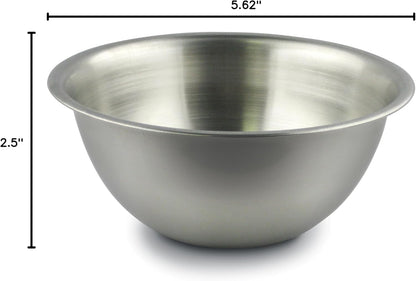 Fox Run Stainless Steel Mixing Bowl, 10.75 Quart Capacity Large Metal Bowl