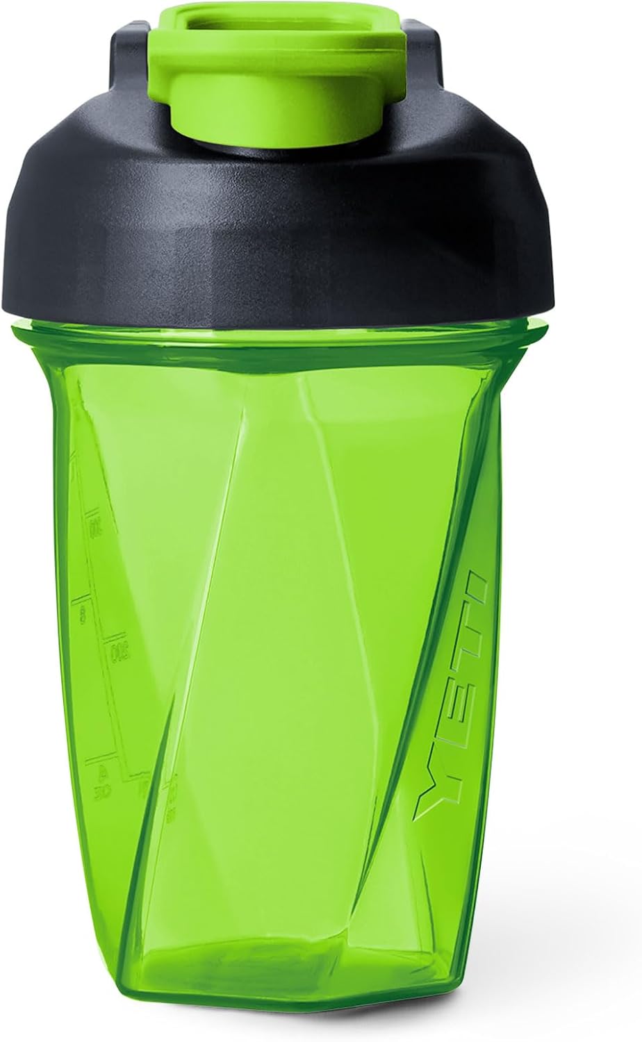 YETI Yonder Helimix Vortex Blender Shaker Bottle Holds up to 20oz | No Blending Ball or Whisk | USA Made | Portable Pre Workout Whey Protein Drink Shaker Cup | Dishwasher Safe, Clear