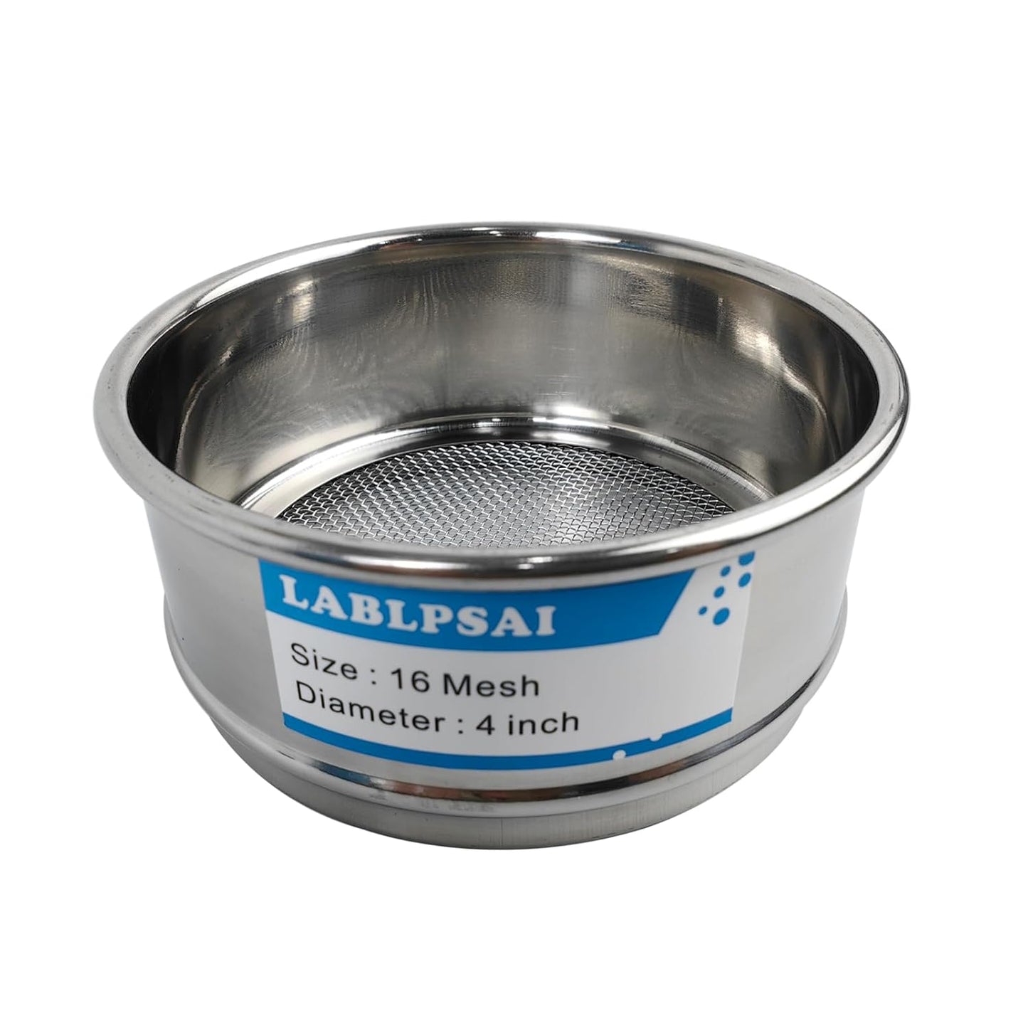 325 Mesh Lab Sieves 4" Diameter 304 Stainless Steel Wire Cloth Test Sieve for Industrial Laboratory Home