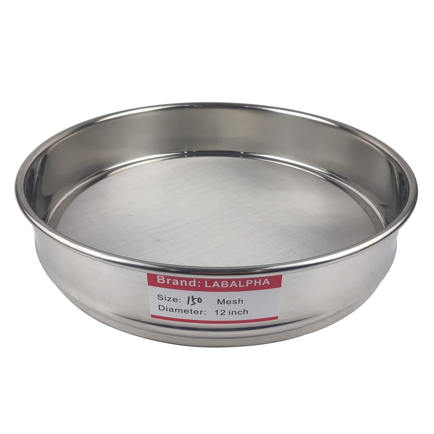 LABALPHA 35 Mesh Lab Sieves, 35 Mesh Test Sieve, 12'' Diameter, 304 Stainless Steel Wire Cloth (0.5mm)