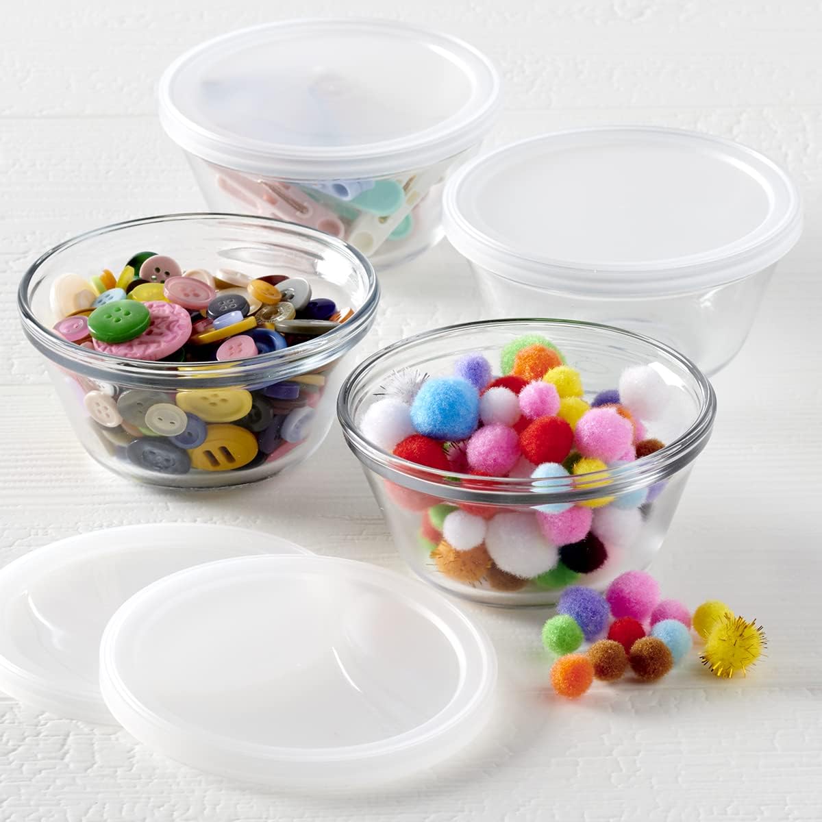 Anchor Hocking 6-Ounce Glass Custard Cups, Set of 4