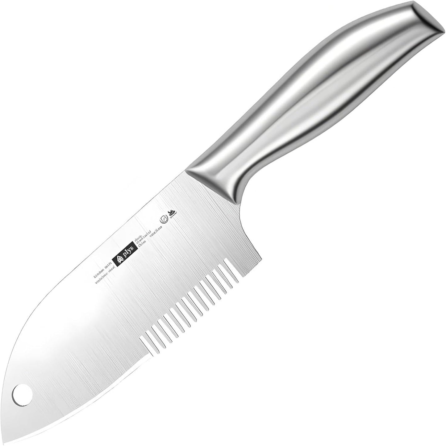 Julienne Slicer Stainless Steel Onion Cutter Scallion Shredder, Vegetable Chopper with Comb Teeth, Kitchen Gadgets (Full Stainless Steel)