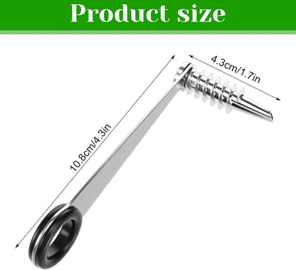 Potato Spiral Cutter Stainless Steel Vegetable Spiralizer Spiral Cutter for Veggies Cucumbers Carrots Potatoes Fruits - Compact and Easy to Use Kitchen Tools